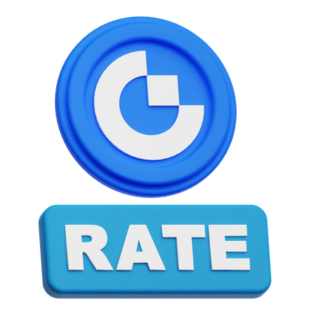 Gate Rate  3D Icon