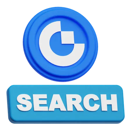 Gate Search  3D Icon