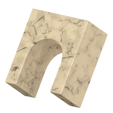 Gate Shaped Marble  3D Icon