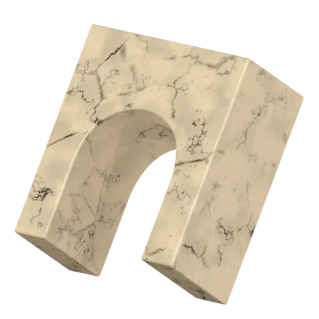 Gate Shaped Marble  3D Icon