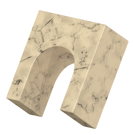 Gate Shaped Marble  3D Icon