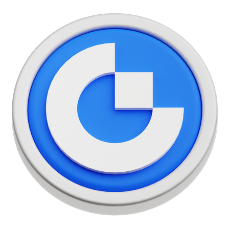 Gate Token  3D Icon