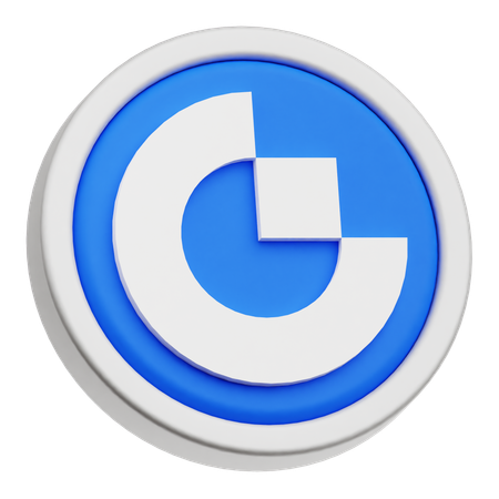 Gate Token  3D Icon