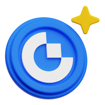 Gate Token  3D Icon