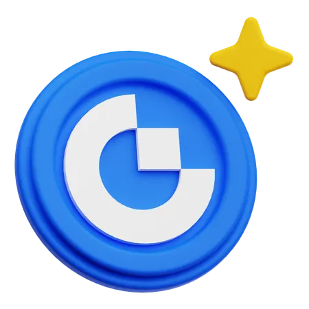 Gate Token  3D Icon