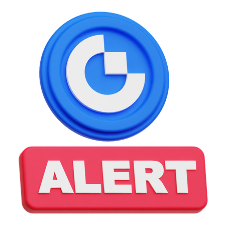 Gate Token Alert  3D Icon