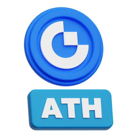 Gate Token Ath  3D Icon