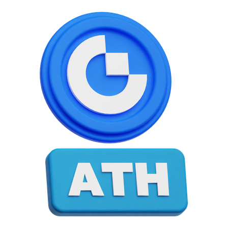 Gate Token Ath  3D Icon