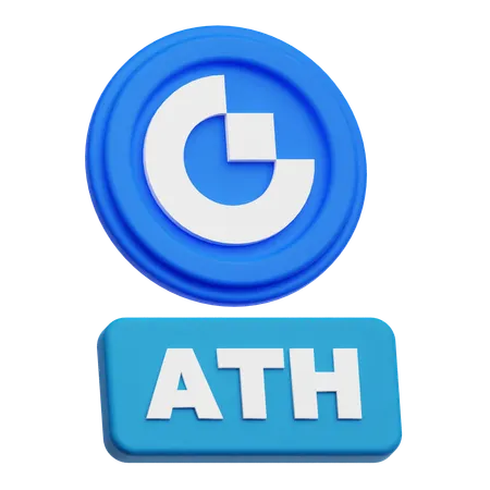 Gate Token Ath  3D Icon