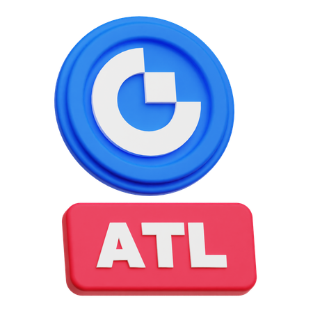 Gate Token Atl  3D Icon