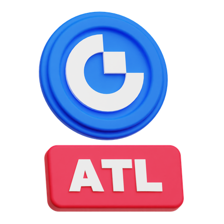 Gate Token Atl  3D Icon