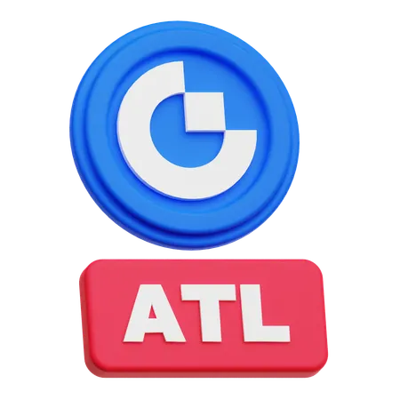 Gate Token Atl  3D Icon