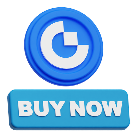 Gate Token Buy Now  3D Icon