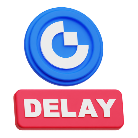 Gate Token Delay  3D Icon