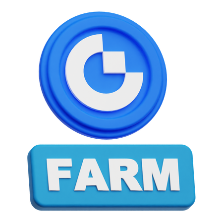 Gate Token Farm  3D Icon