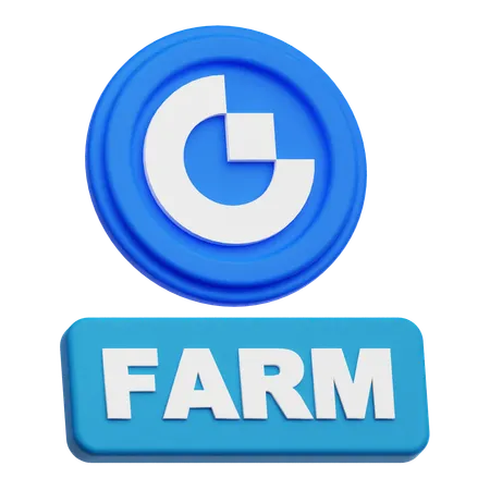 Gate Token Farm  3D Icon