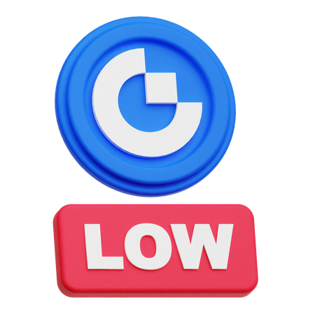 Gate Token Low  3D Icon