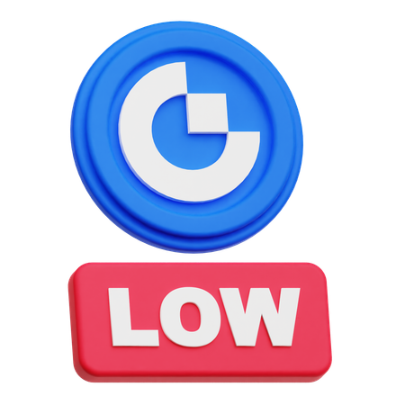 Gate Token Low  3D Icon