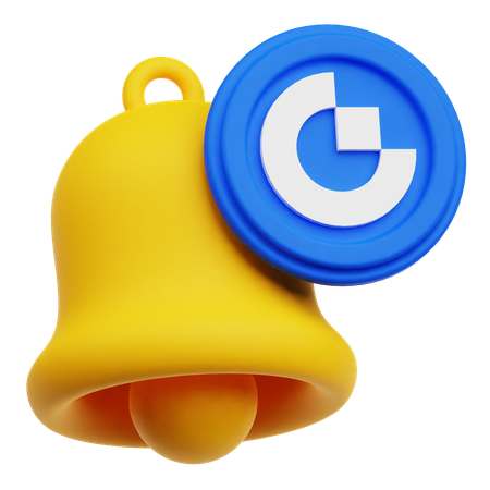 Gate Token Notification  3D Icon