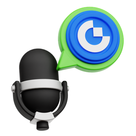 Podcast sur les jetons Gate  3D Icon