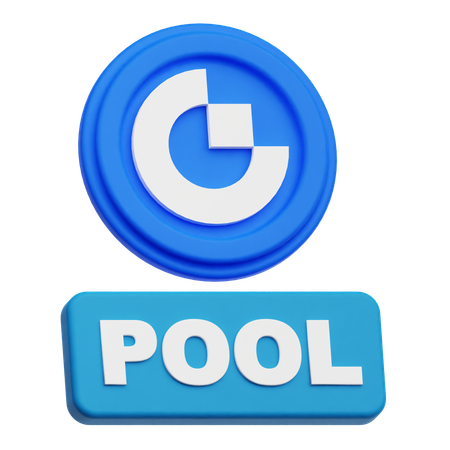 Gate Token Pool  3D Icon