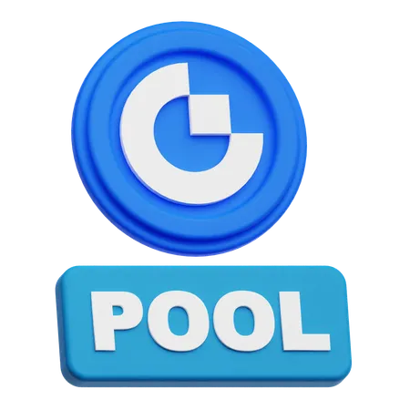 Gate Token Pool  3D Icon