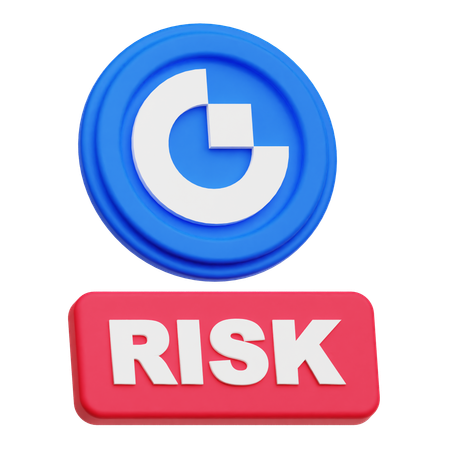 Gate Token Risk  3D Icon