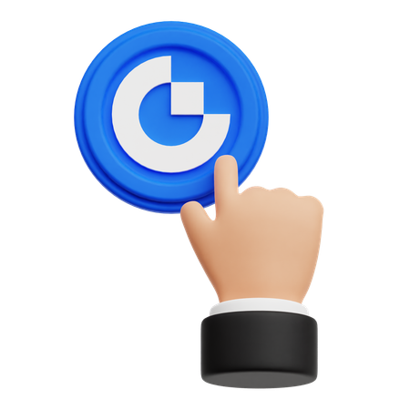 Gate Token Touch  3D Icon