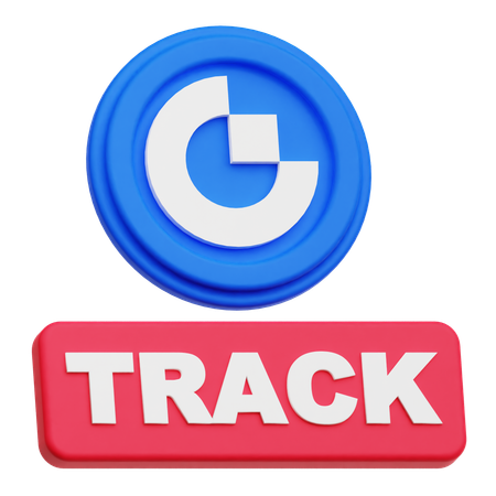Gate Token Track  3D Icon