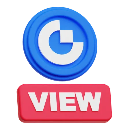 Gate Token View  3D Icon