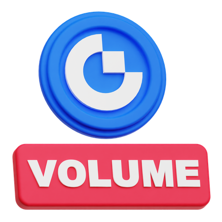 Gate Token Volume  3D Icon