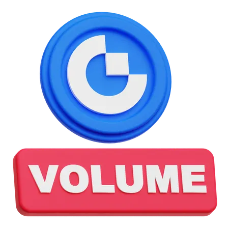 Gate Token Volume  3D Icon