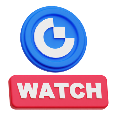 Gate Token Watch  3D Icon