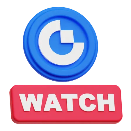 Gate Token Watch  3D Icon