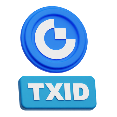 Gate Txid  3D Icon