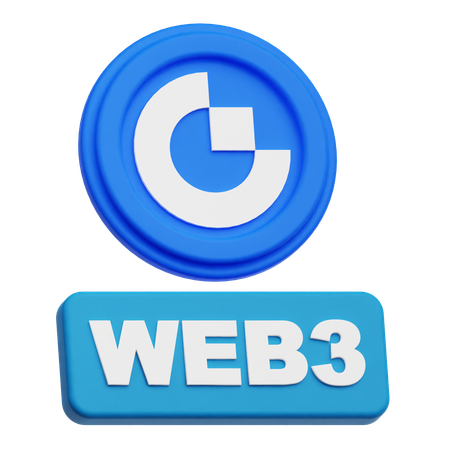 Gate Web 3  3D Icon