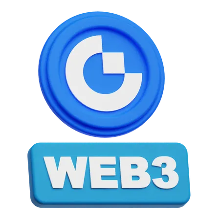 Gate Web 3  3D Icon