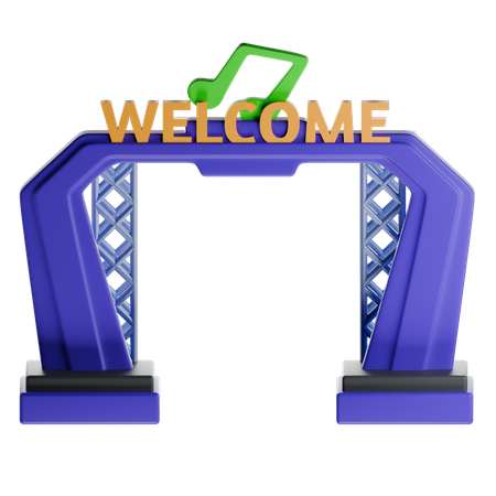 Gate welcome concert  3D Icon