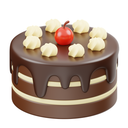 Gâteau  3D Icon