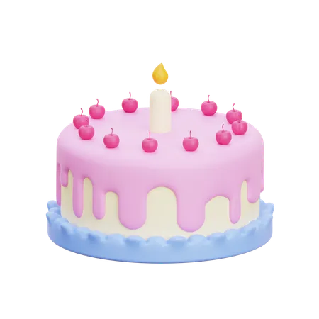 Gâteau  3D Icon