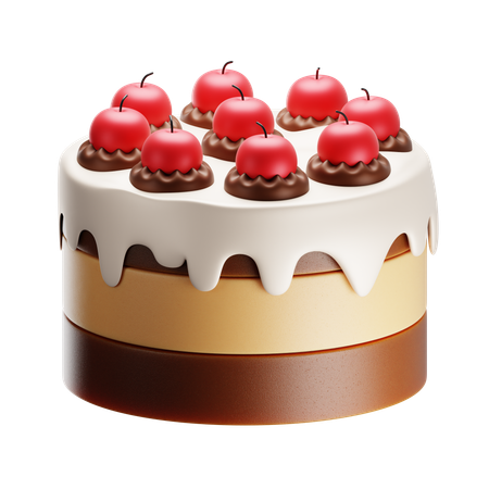 Gâteau  3D Icon