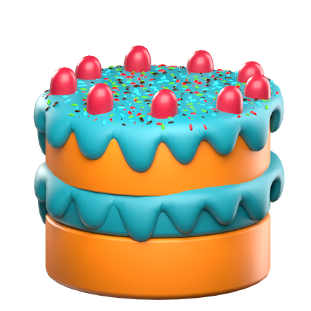 Gâteau  3D Icon