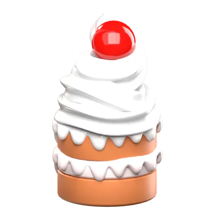 Gâteau  3D Icon