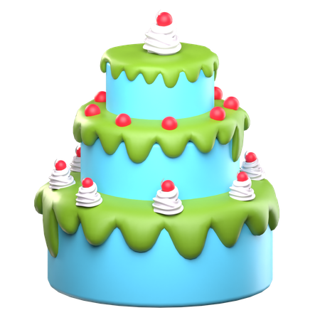 Gâteau  3D Icon