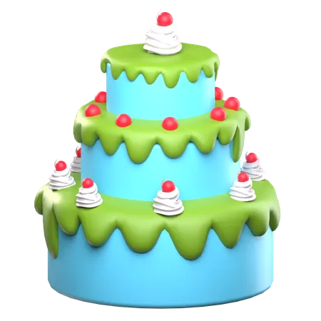 Gâteau  3D Icon