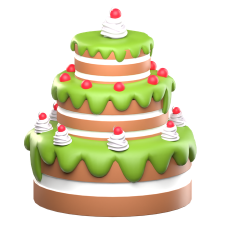 Gâteau  3D Icon