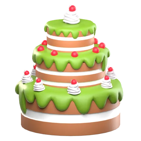 Gâteau  3D Icon