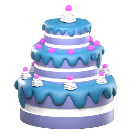 Gâteau  3D Icon