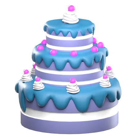 Gâteau  3D Icon