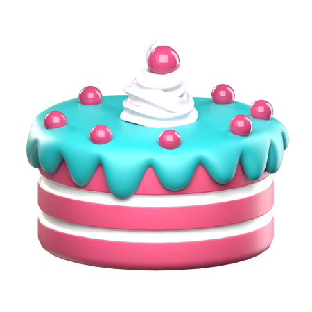 Gâteau  3D Icon